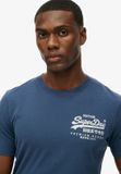 Superdry Vintage Logo Tokyo Relaxed T-shirt Heren Insignia Blue XL