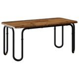 vidaXL Salontafel Oud hout 100 x 50 x 45 cm