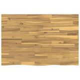 vidaXL Rechthoekig Tafelblad Glas Wit 100 x 60 x 3 cm