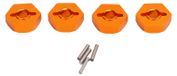 Set van 4 Aluminium Hex Wiel Hubs voor RC Auto's
