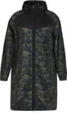 myMo Olijfgroene Camouflage Mantel Lange Mouw Dames S