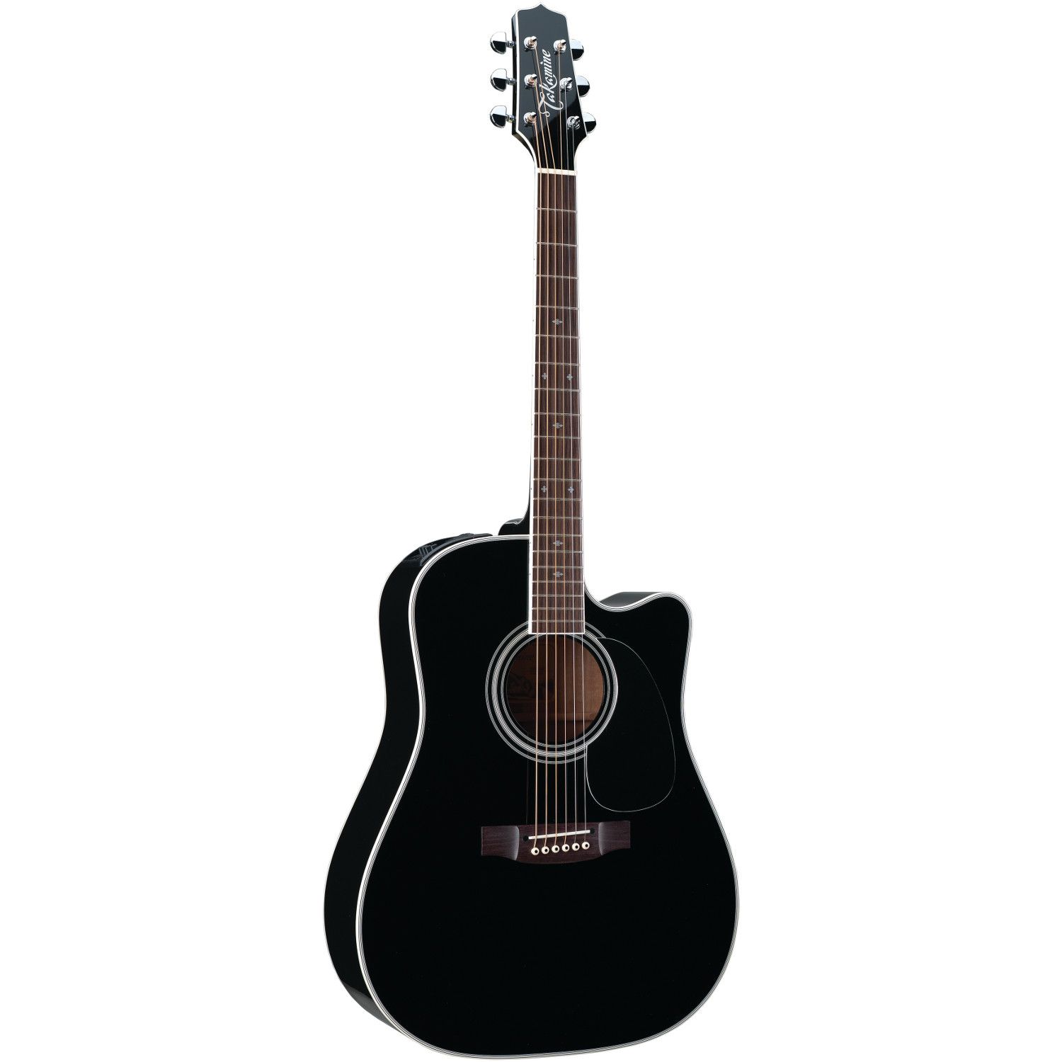 Takamine EF341SC elektrisch-akoestische western gitaar zwart