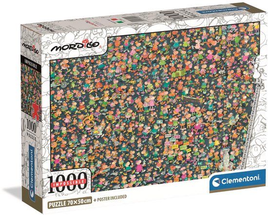Top1Toys Clementoni Impossible Mordillo 1000 stukjes Puzzel