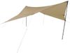 Campguru DMJ Outdoor B.V. Tarp Zonnezeil Camping Katoen 400x400 cm Beige/Lichte Huidskleur