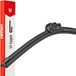 AMiO Flatblade 14″ (350 mm) Ruitenwisserblad met U-vormige Haakbevestiging, Zwart