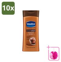 Vaseline 10 x Cacao Lait pour le corps - 400 ml - Pack économique - 10 pièces