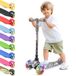 Hurtle Step voor Jonge Kinderen met Verlichte LED Wielen, Driewielerstijl Stabiliteit, Lichtgewicht, Draagbaar, Ideaal voor Binnen/Buiten Gebruik, Geschikt voor Leeftijden 2-5