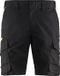 Blåkläder Industrie short met stretch 1446-1832 - Zwart/High Vis Geel - C44