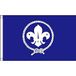 AZ FLAG Vlag Scouts Blauw 90x60 cm Polyester 100D 2 Ringen