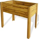 Maison Exclusive - Élévation pour jardin, bac de culture surélevé en bois d'acacia massif