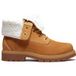 Timberland Bottes mi-haut imperméables à lacets Cuir nubuck blé Taille : 40