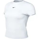 Nike Sportswear Chill Knit Dames T-shirt Korte Mouw Wit/Zwart