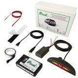 Proxel - Achter onzichtbare elektromagnetische parkeersensoren, EPS-DUAL 4.0 met draadloos display, zonder de bumper te boren, universeel en origineel