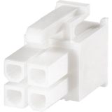 TE Connectivity 1586019-4 Boîtier femelle (câble) VAL-U-LOK Nombre total de pôles : 4 Pas : 4.20 mm Contenu : 1 pièce(s)