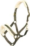 Imperial Riding - Halster Classic Fur - Olive Green - Maat Pony