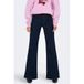ONLY high waist flared jeans dark blue denim
