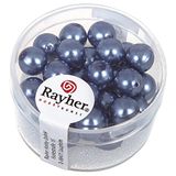 Rayher Renaissance glazen wasparels, 8 mm ø, doos 25 stuks, az