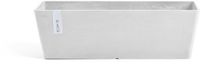 Ecopots Bruges 45 - Pure White - 45 x 17 x H17 cm - Rechthoekige witte bloempot / plantenbak