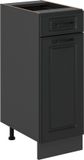 Vicco R-Line Meuble bas de cuisine – 30 cm sans plan de travail Anthracite style champêtre
