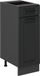 Vicco R-Line Meuble bas de cuisine – 30 cm sans plan de travail Anthracite style champêtre