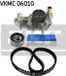 SKF Pompe à eau + kit de courroie de distribution VKMC 06010