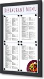 Showdown Displays Europe B.V. Outdoor Menubord Logo 4 X A4 Portrait Zwart