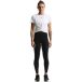 Nike One Classic Twist Dri-Fit-shirt met korte mouwen voor dames, wit/zwart, HJ1054-102, 2XL
