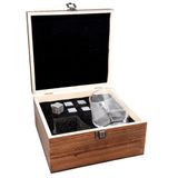 Vin Bouquet FIA 1366 whisky set houten doos met koelstenen en glazen accessoires cadeau