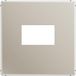 Plaque LS sans marque couleur acier - USB