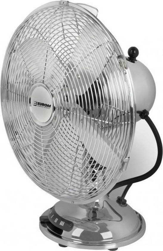 Eurom VTM12 Tafelventilator - Chroom