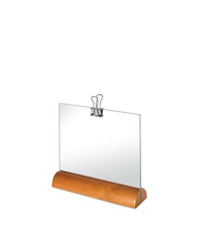 Alessi L'Essenza dei Ricordi KP01 fotolijst, design van glas en berkenhout, met wasknijper