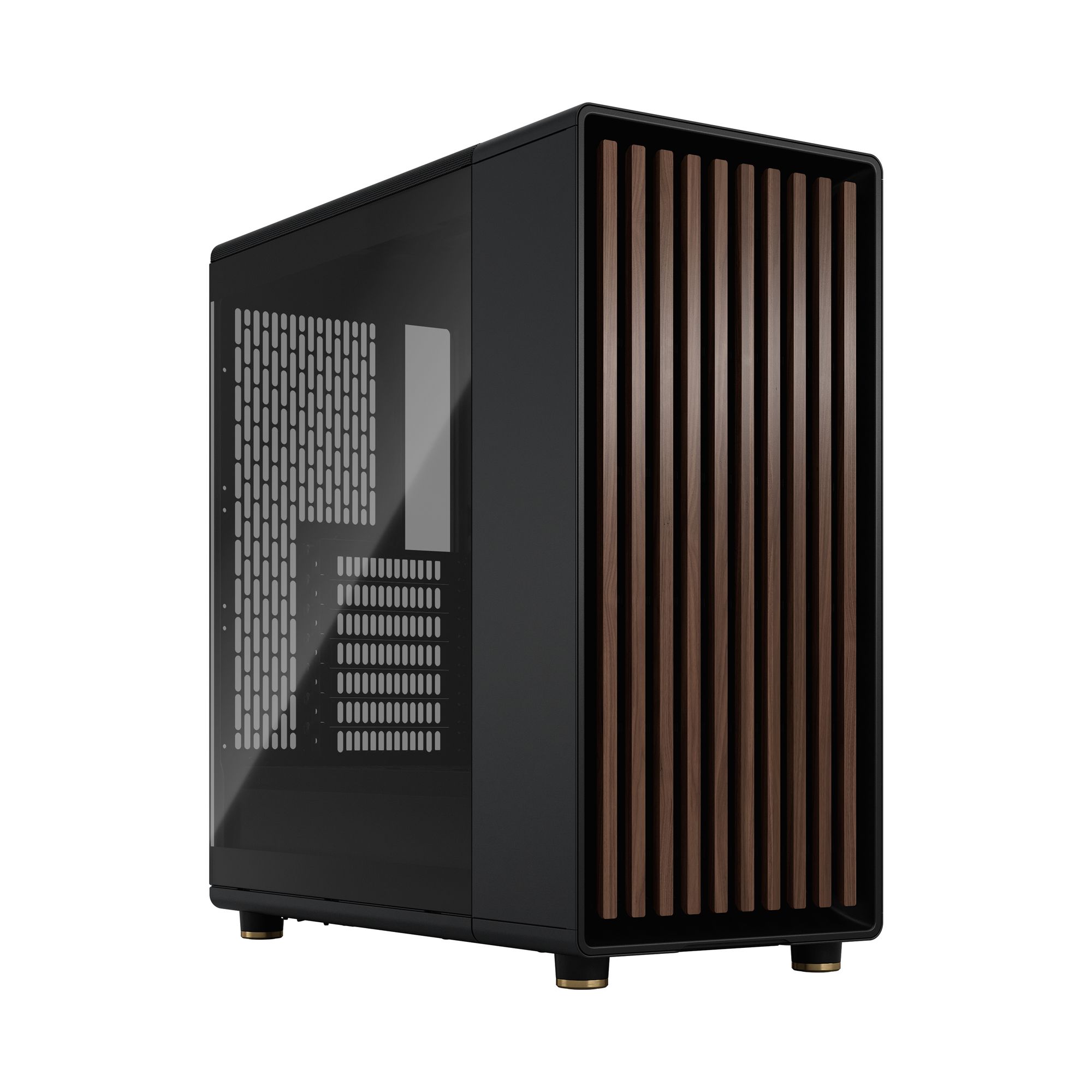 Fractal Design North Zwart PC Case - Black - Tempered Glass