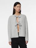 Pieces Vest Pcsilly Ls Rev Tie Knit Noos Bc 17150235 Light Grey Melange Dames Maat - XS
