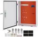 Latios Wallbox pour voiture électrique - Boîtier de chargeur mural et organisateur de câbles - 70x50x25 cm - IP32 - Blanc