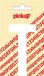 Pickup Plakletter Nobel 90 mm wit T