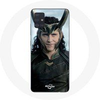 Maniacase Hoesje voor Samsung Galaxy A51 4G Loki Thor Ragnarok met Helm Seizoen 1