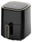 Friteuse à air chaud, 4 litres, écran tactile, 10 programmes, 1400 watts, noir