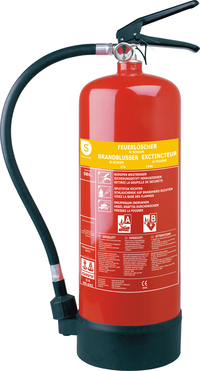 Smartwares 6 Liter Schuim Brandblusser - AB Brandklasse - Inclusief Ophangbeugel