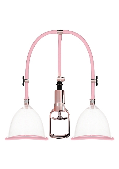 Pumped Breast Pump Set Medium - Rose Gold