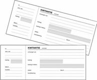 Merkloos Kwitantieboekje - 2x - 100 vellen - 20 cm - met afscheurrand - kassa bonnenboekje