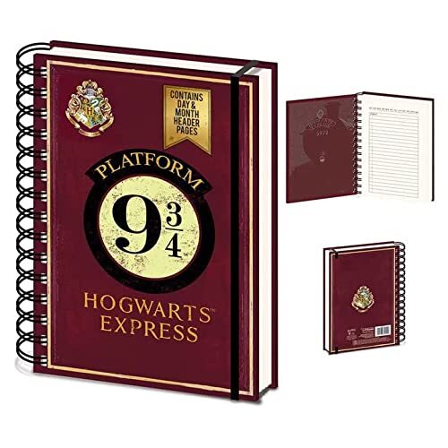 Harry Potter Platform 9 3/4 A5 Notebook