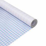 vidaXL Zelfklevende Raamfolie Gesatineerde Strepen PVC 90 x 1000 cm