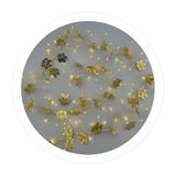 WatioWave 1,5 m led-slinger met gouden bladeren, werkt op batterijen