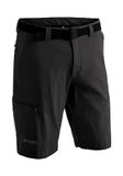 Maier Sports Huang Heren Korte Broek Zwart Polyester/Elastaan
