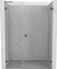 Mexen Lunar-B L porte de douche battante droite 140 cm, verre transparent, gunmetal