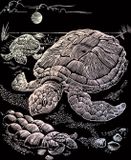 Royal & langnickel HOLO13 HOLOGRAPHIC ENGRAVING SEA TURTLE