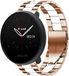 Strap-it Stalen schakel bandje - rosé goud/wit