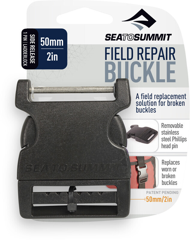 Sea to Summit Field Repair Buckle 50mm Side Release 1 Pin, black