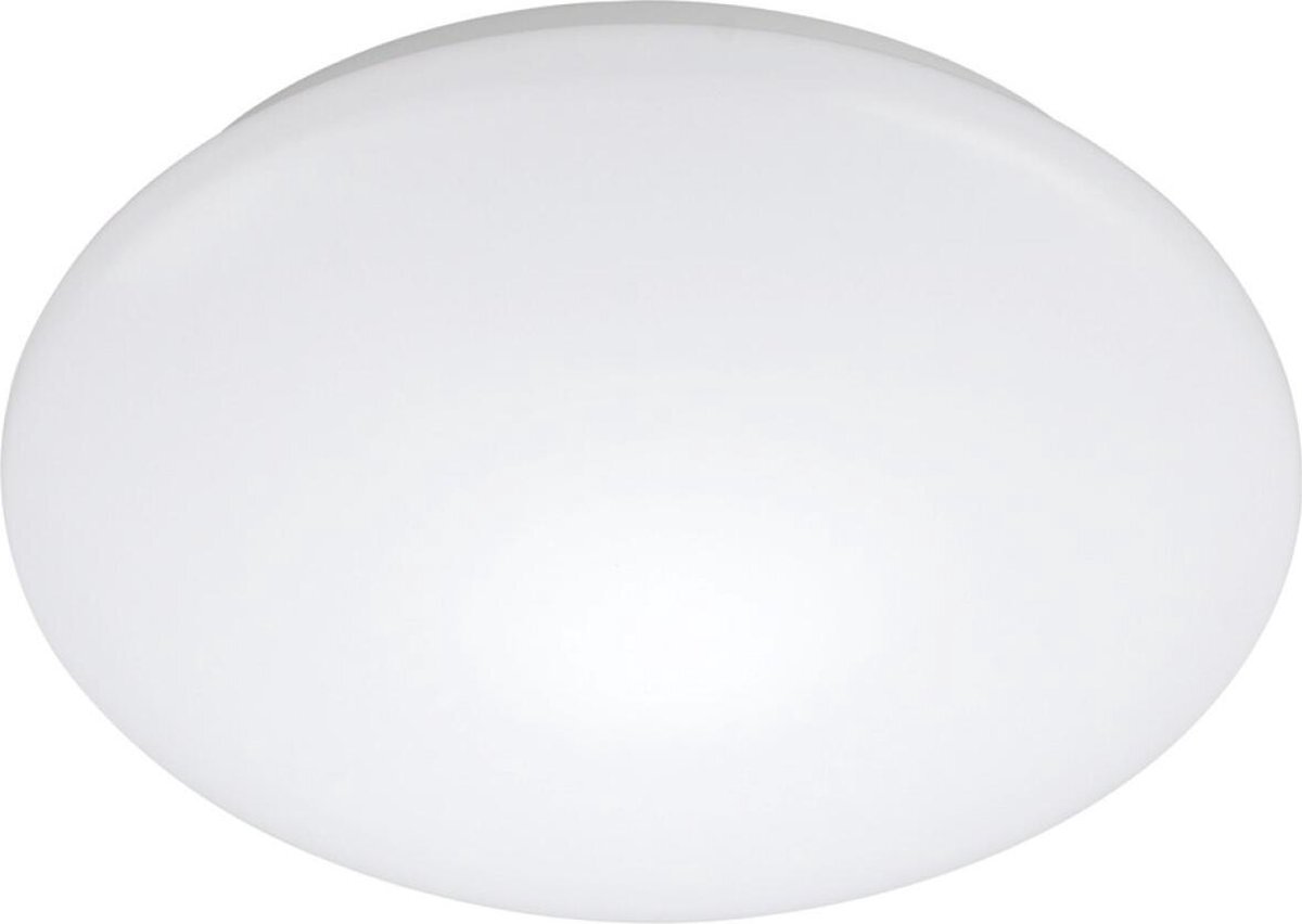 Qualu LED Plafondlamp met Bewegingssensor - Strum - 24W - Opbouw Rond - Natuurlijk Wit 4200K - 360° - Mat Wit - Aluminium