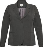 Kaffe Curve Jia Blazer voor dames, donkergrijs melange, maat 50